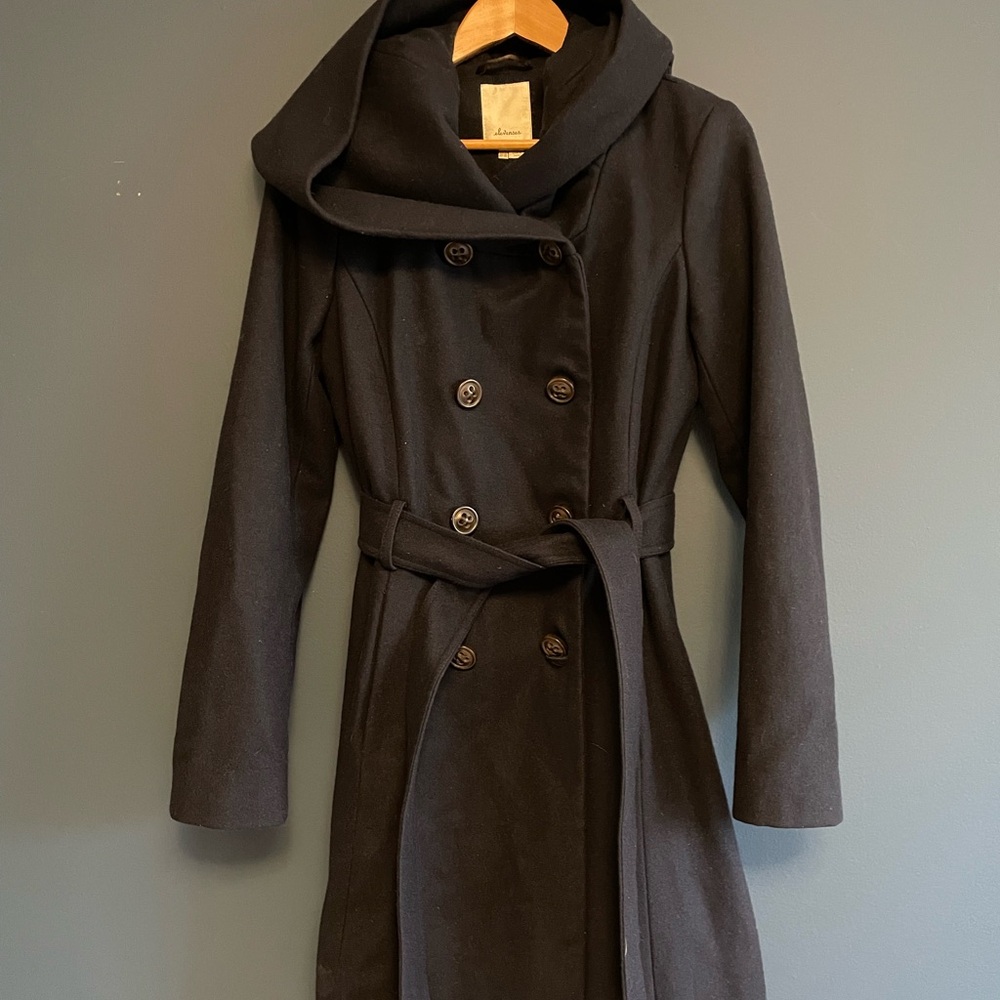 Elevenses dark blue peacoat size 10 - Picture 5 of 9